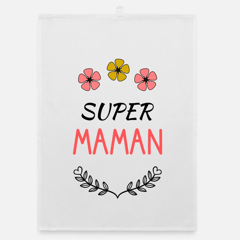 MUTTERTAG. SCHÖNEN MUTTERTAG. MAMA Organic Geschirrtuch