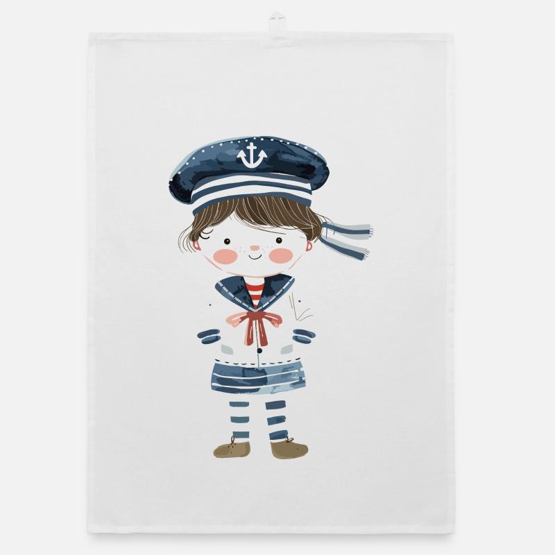 Seglerin Comic Look Organic Geschirrtuch