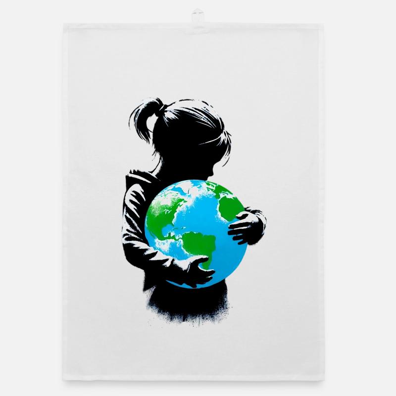 Planet Earth Organic dish towel