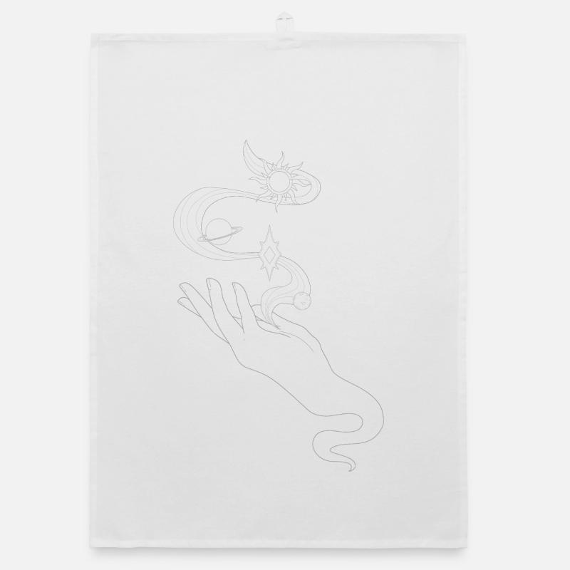 Universe in hand Organic dish towel