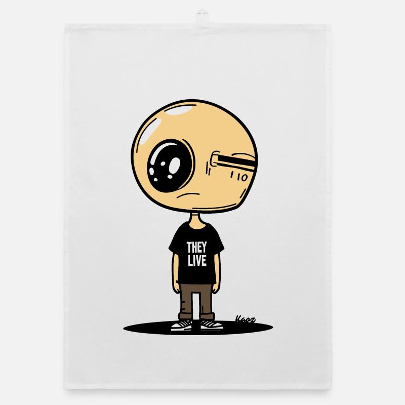 Garçon zombie animé Torchon bio