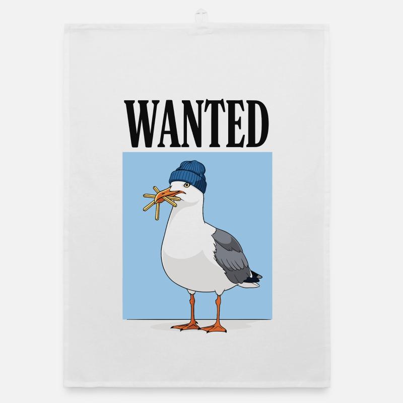 Gesuchte Pommes-möwe Organic Geschirrtuch