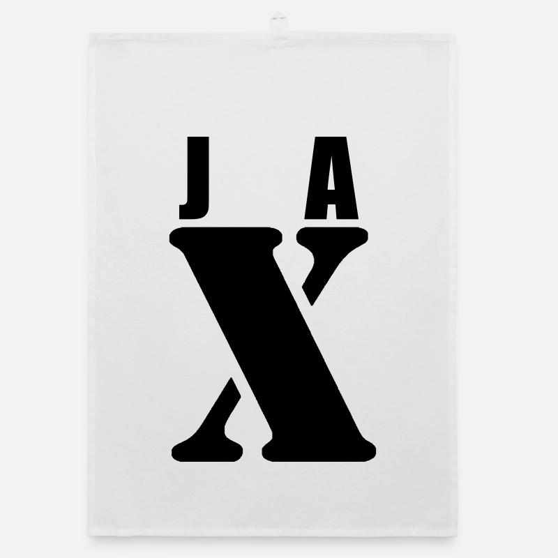 Jax – Conception de prénom | Typographie minimale Torchon bio