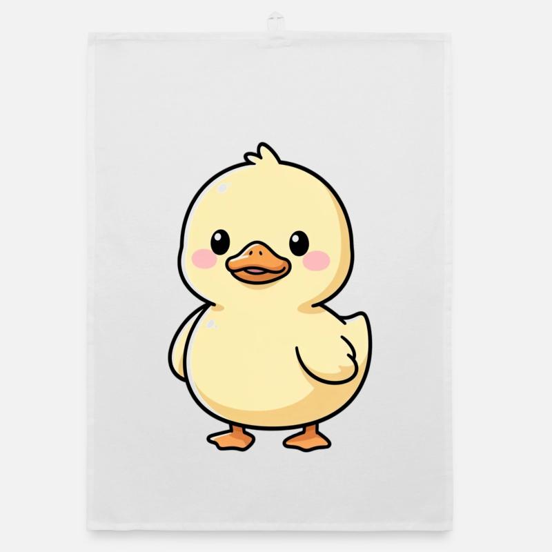 cadeau de canard mignon Torchon bio