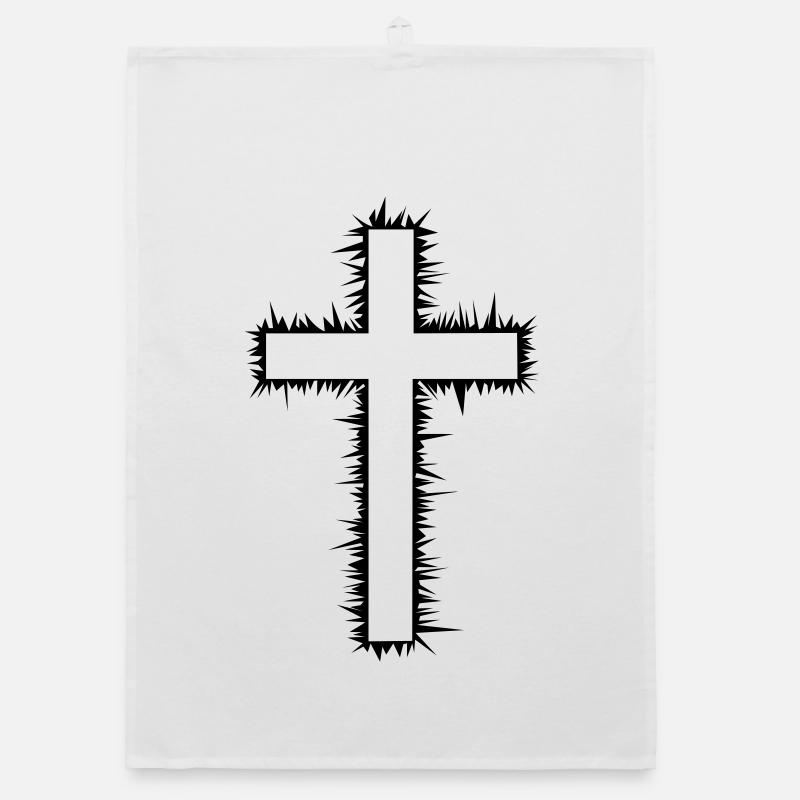 Cross (V) Organic dish towel