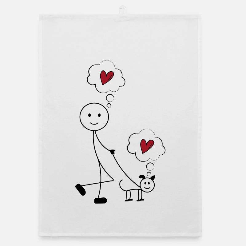 dog Organic dish towel