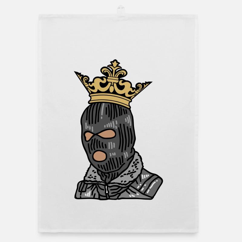 Masked Monarch Graff Couture Organic dish towel