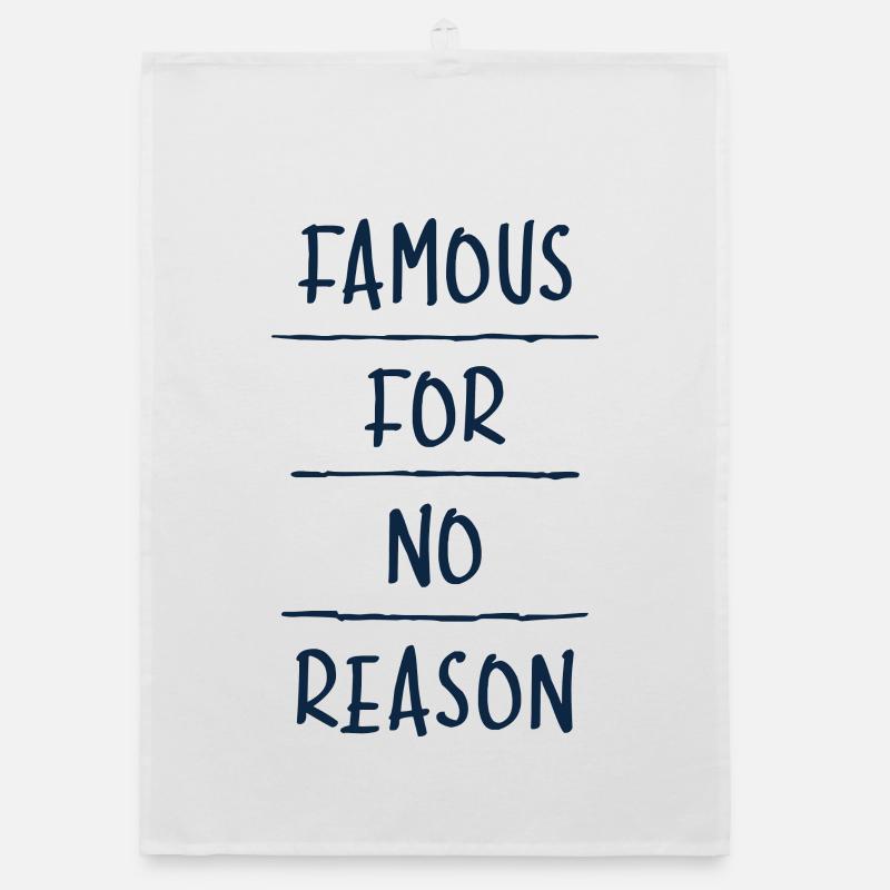 Famous for No Reason Organic dish towel