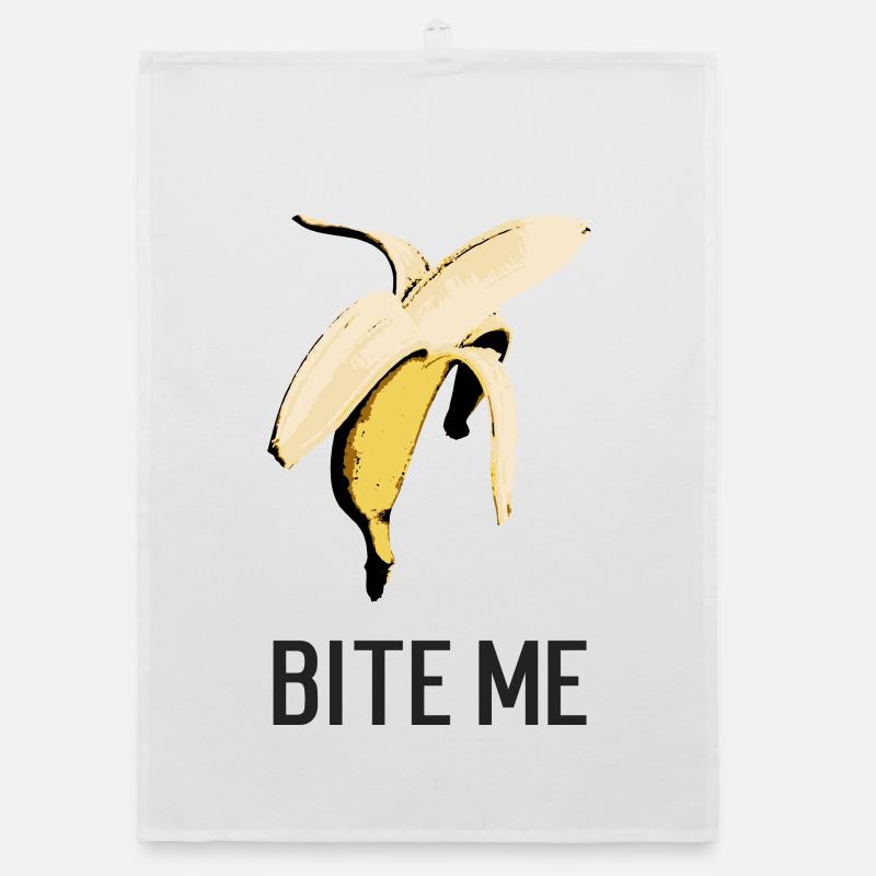 Bite Me Banana Organic dish towel