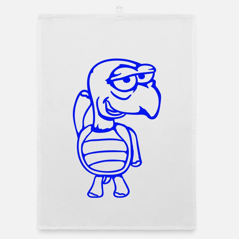 turtle mischievous funny silly shame cheeky Organic dish towel