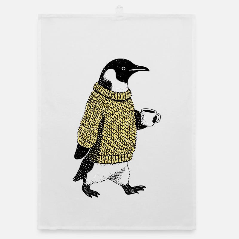 Coffee Penguin Torchon bio