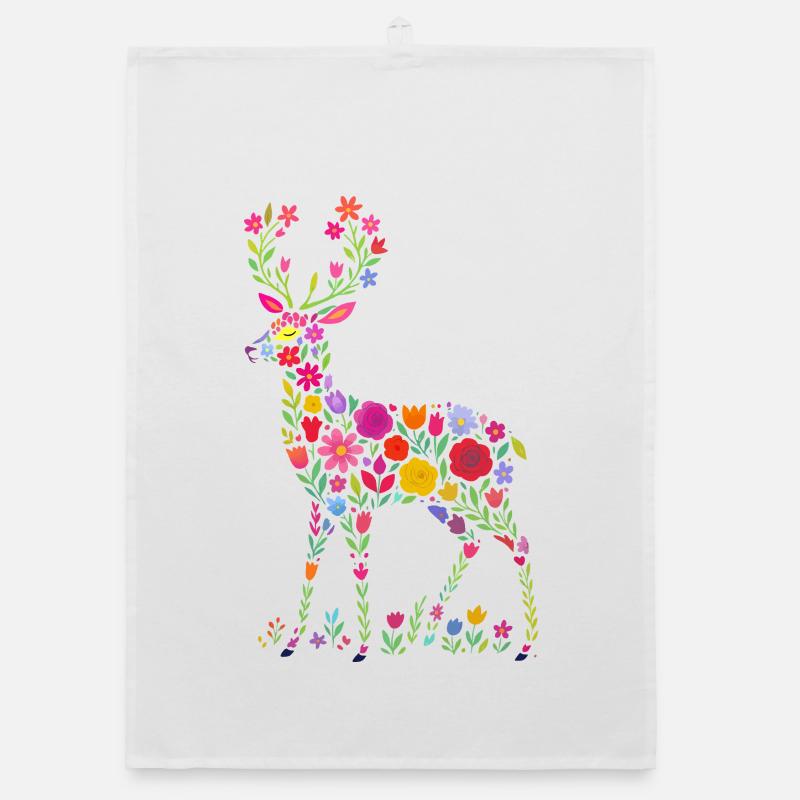 Deer Roe Deer Organic dish towel