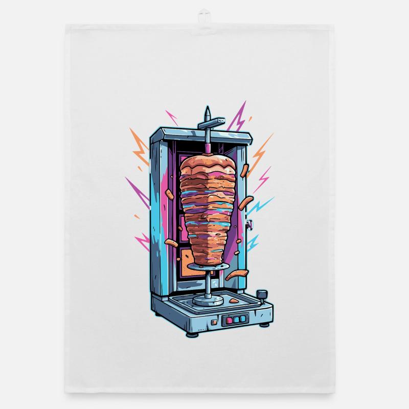 Neon Kebab Skewer Machine Organic dish towel