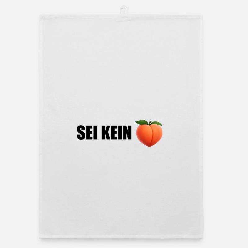 Sei Kein Peach Organic Geschirrtuch