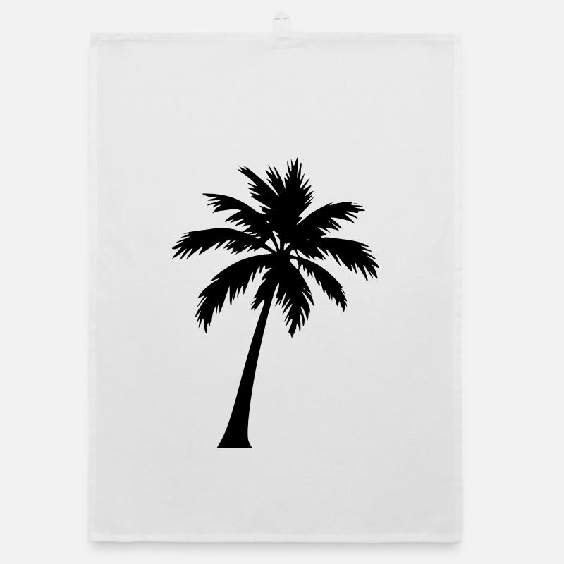 Design your own palm tree Personalize Organic dish towel
