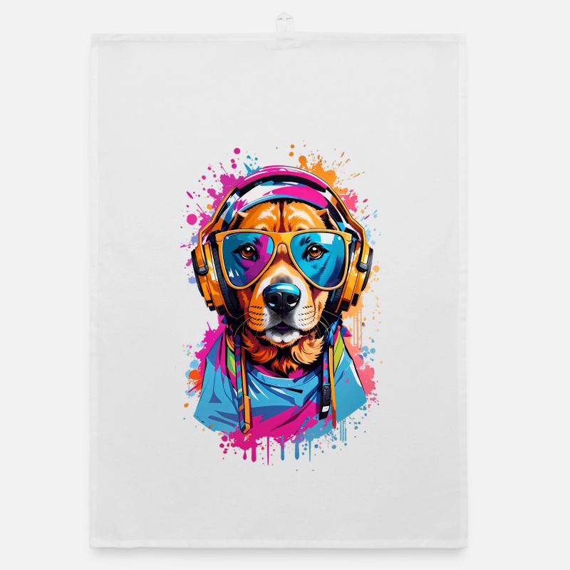 Cool Dog Organic dish towel