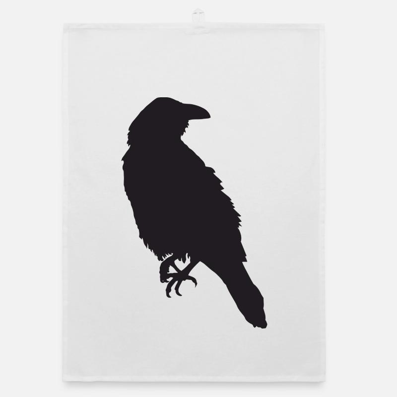 Crow III Organic dish towel