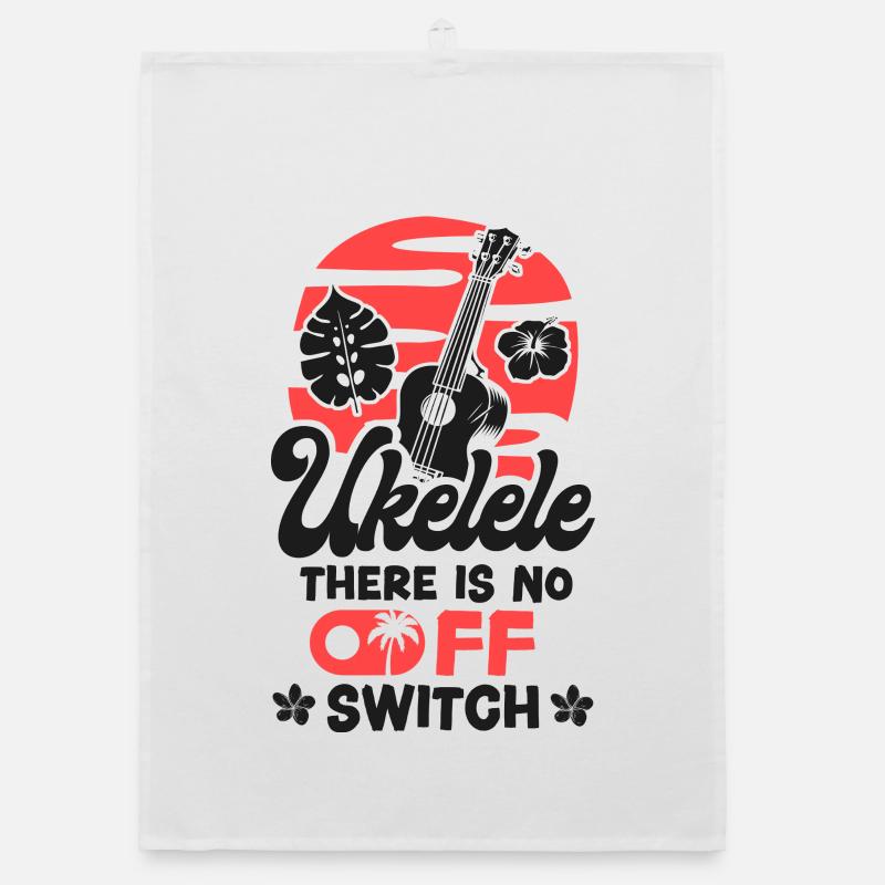 Ukulélé hawaïen Ukulélé Ukulélé là-bas Torchon bio