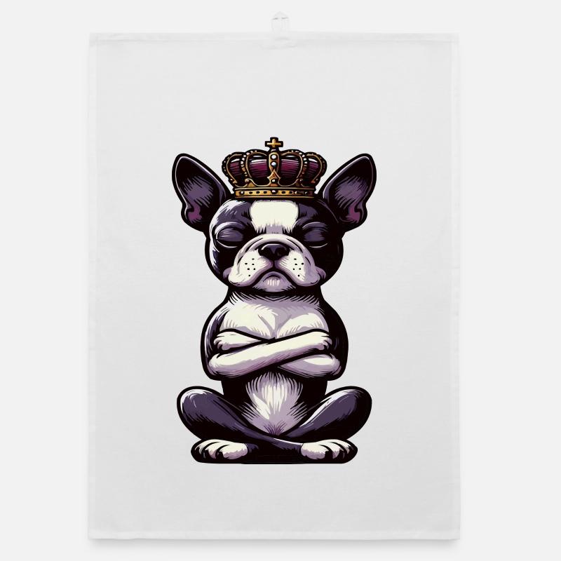 Boston Terrier Propriétaire de Boston Terrier Bostie Torchon bio