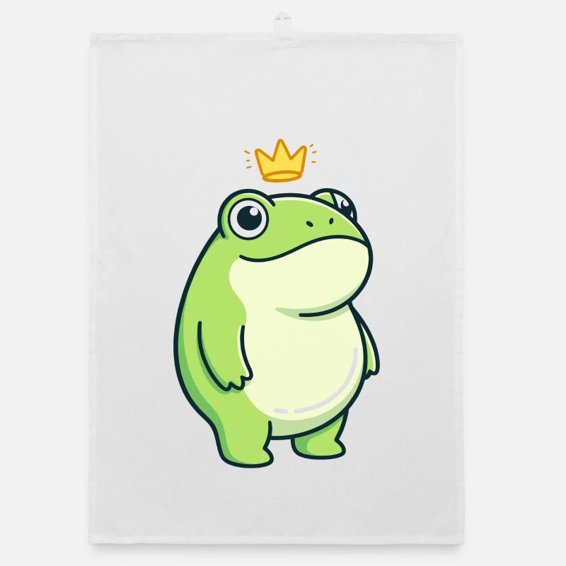 King Croak – Design minimaliste classique Torchon bio