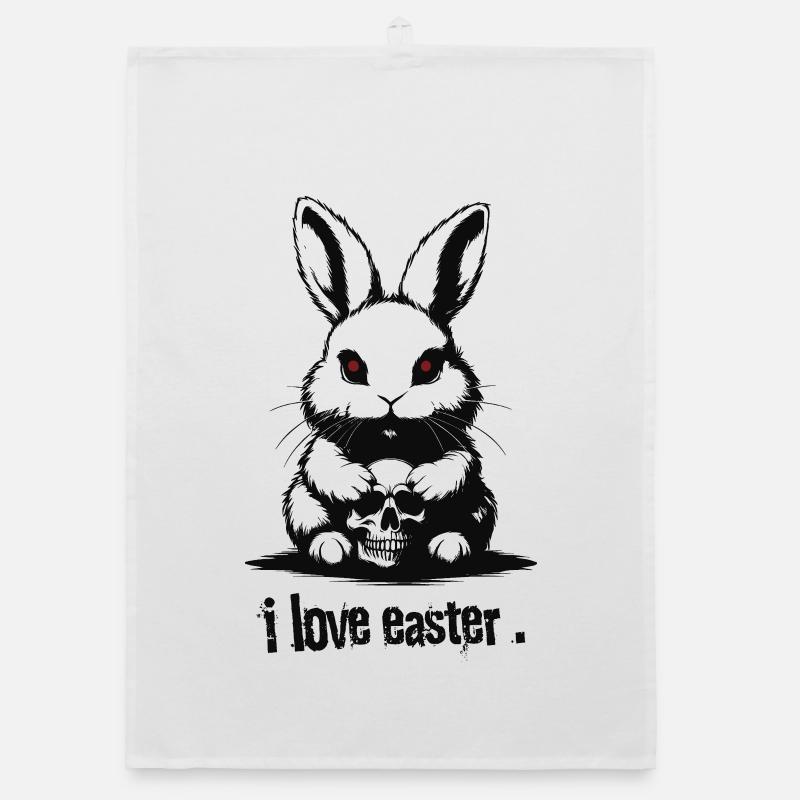 Eeaster Bunny Organic dish towel