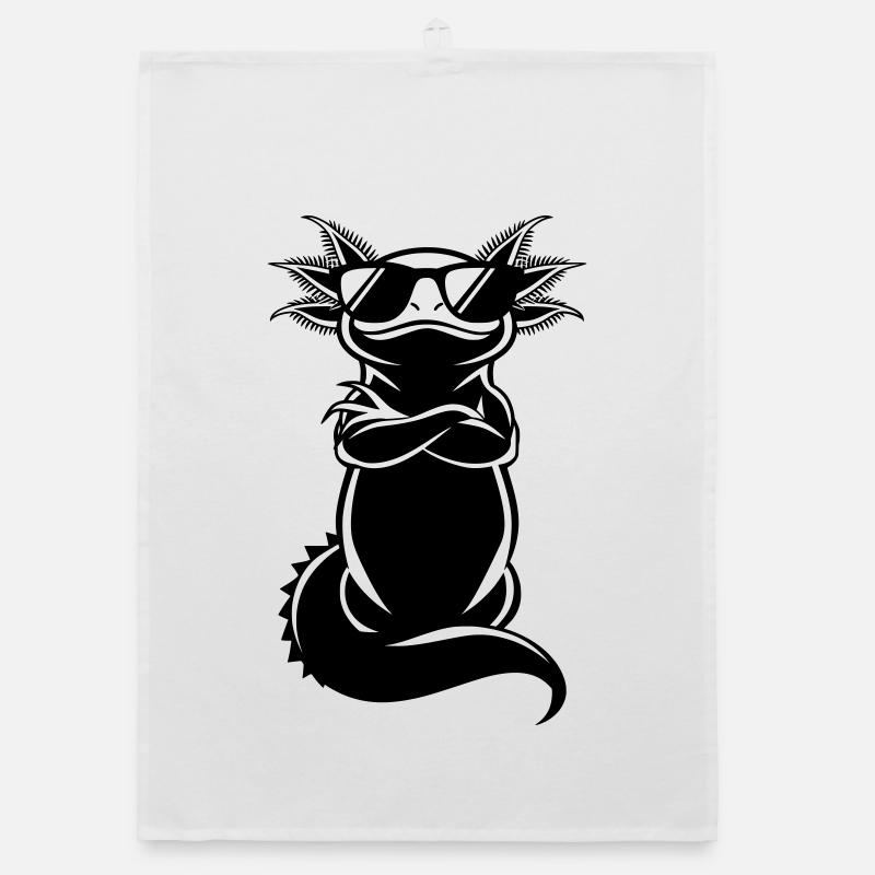Cooler Axolotl – Sonnenbrille Chef Attitüde Organic dish towel