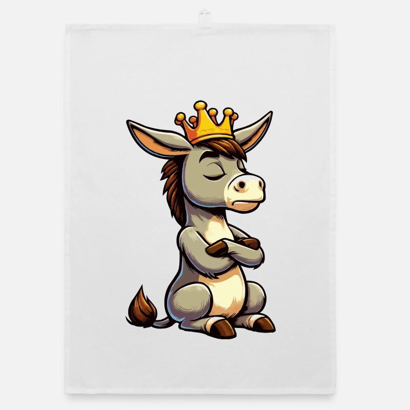 Donkey Donkey Donkey Holder Muli Long-Eared Donkey Muli Organic dish towel