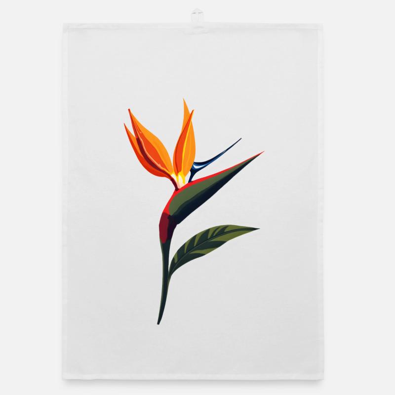 Paradiesvogelblume  Organic Geschirrtuch