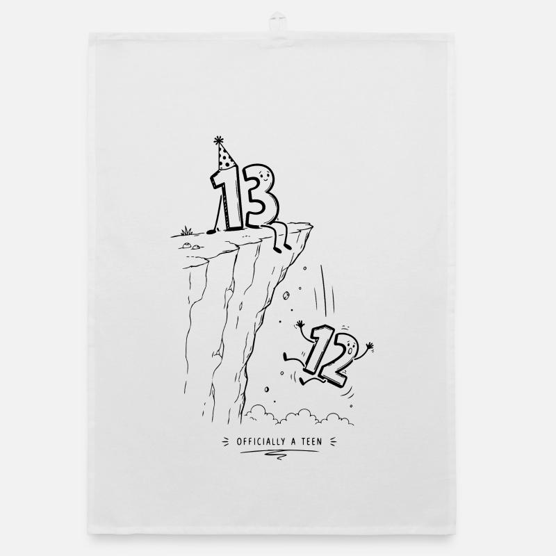 Level 13 Unlocked | Cadeau Anniversaire 13 Ans Torchon bio