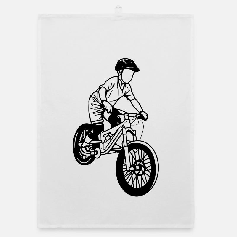 Garçon de vélo de montagne Torchon bio