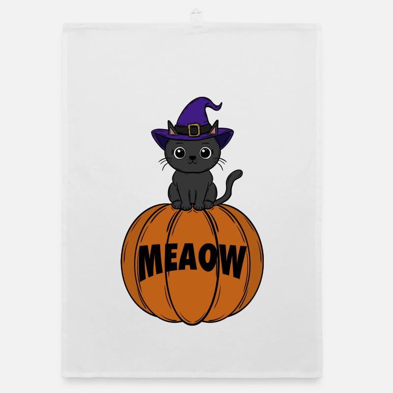 Chat Halloween Torchon bio
