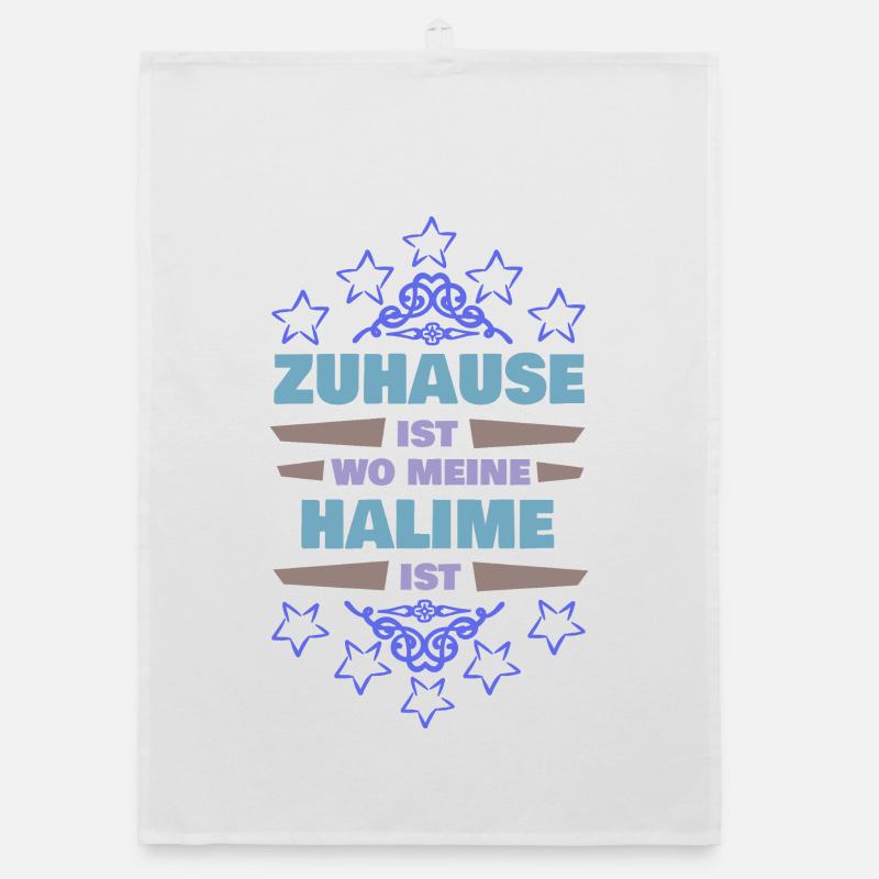 First name Halime Organic dish towel