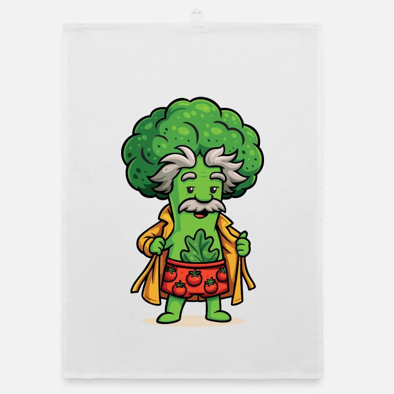 Einstein Broccoli Organic dish towel