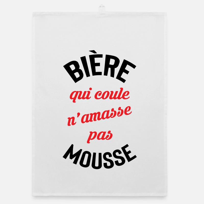 Rolling Beer bildet keinen Schaum Organic Geschirrtuch