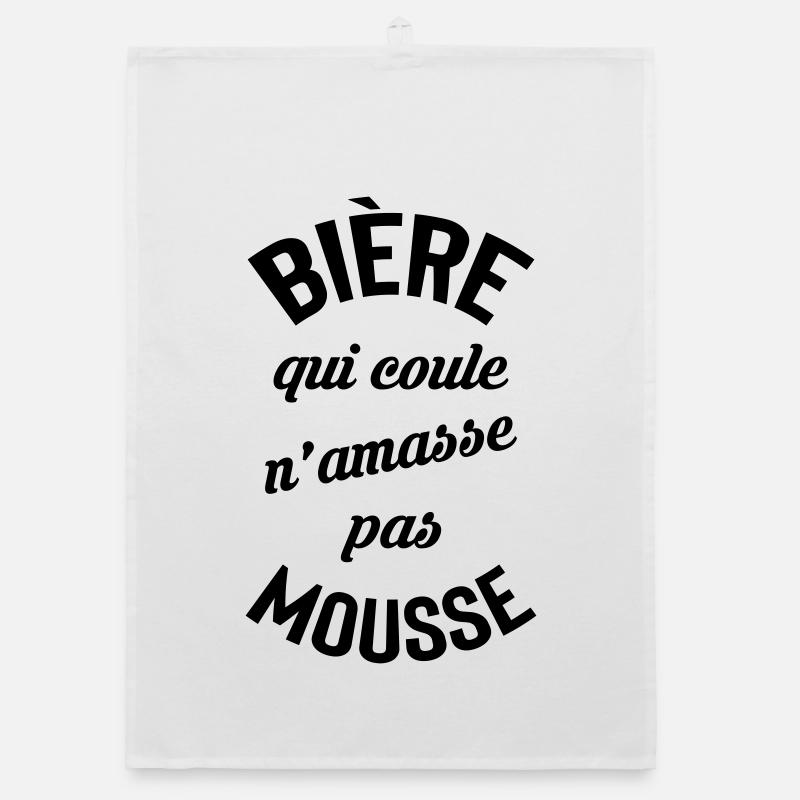 Rolling Beer bildet keinen Schaum Organic Geschirrtuch