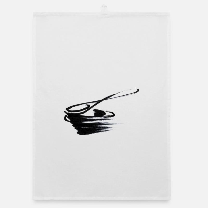 spooncup01 Organic Geschirrtuch