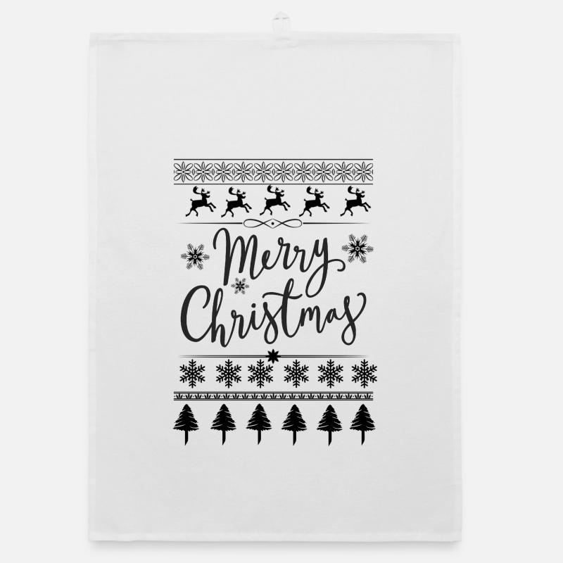 Joyeux Noël Scripté Torchon bio