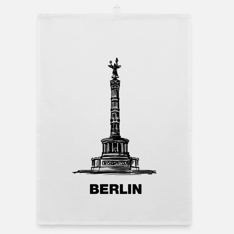 Berlin - Victory Column/Goldelse Organic dish towel
