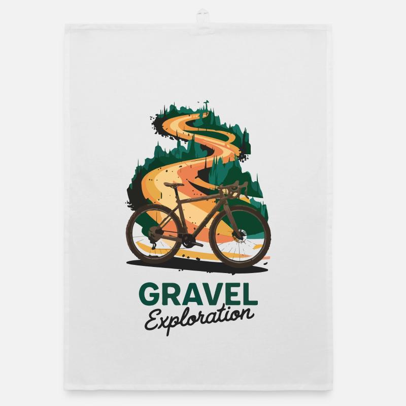 Conception de vélo d’exploration de gravier Torchon bio