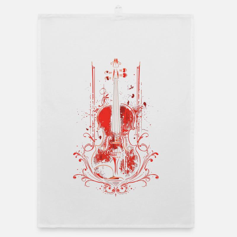 Violine Organic Geschirrtuch