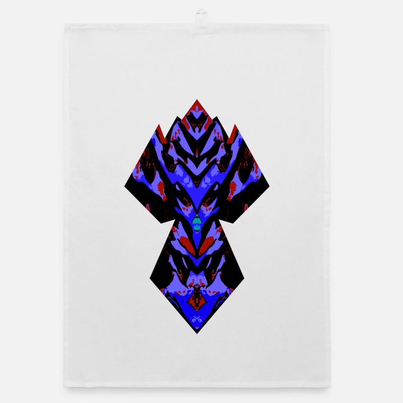 Error God, Black Sigil, Void Guardian - Organic Geschirrtuch - Weiß