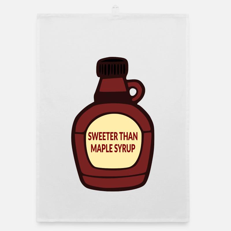 Maple Syrup Sweet Compliment Organic dish towel