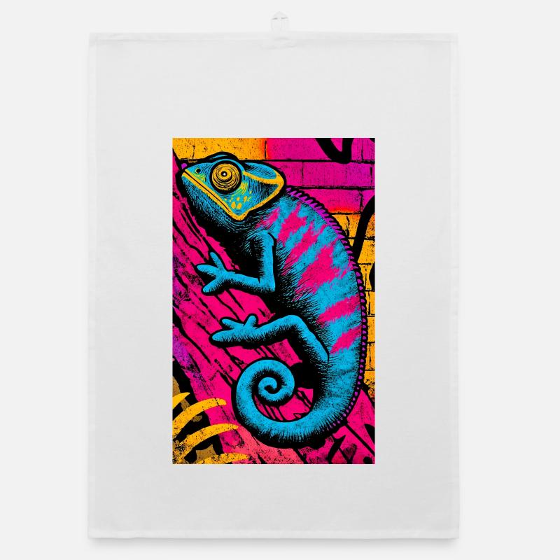 chameleon Organic dish towel