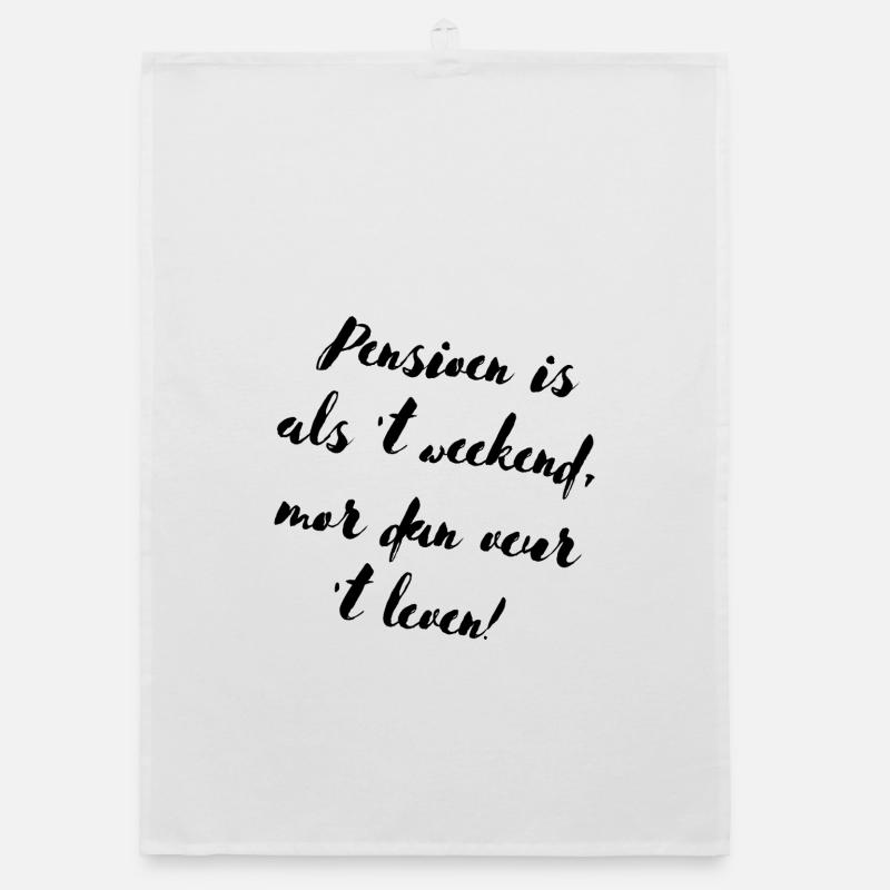 Retraite : Week-end Veur Altijd ! Torchon bio
