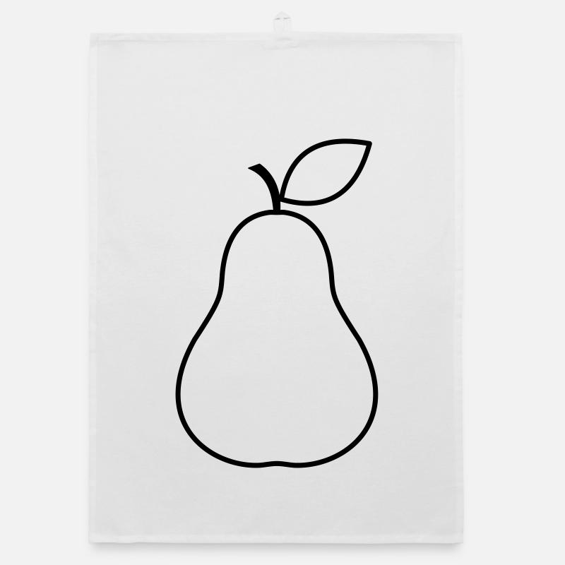 Pear fruit fruit vegan vegetarian fruity Organic dish towel