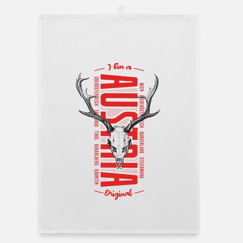 I bin a Austrian Original Organic Geschirrtuch