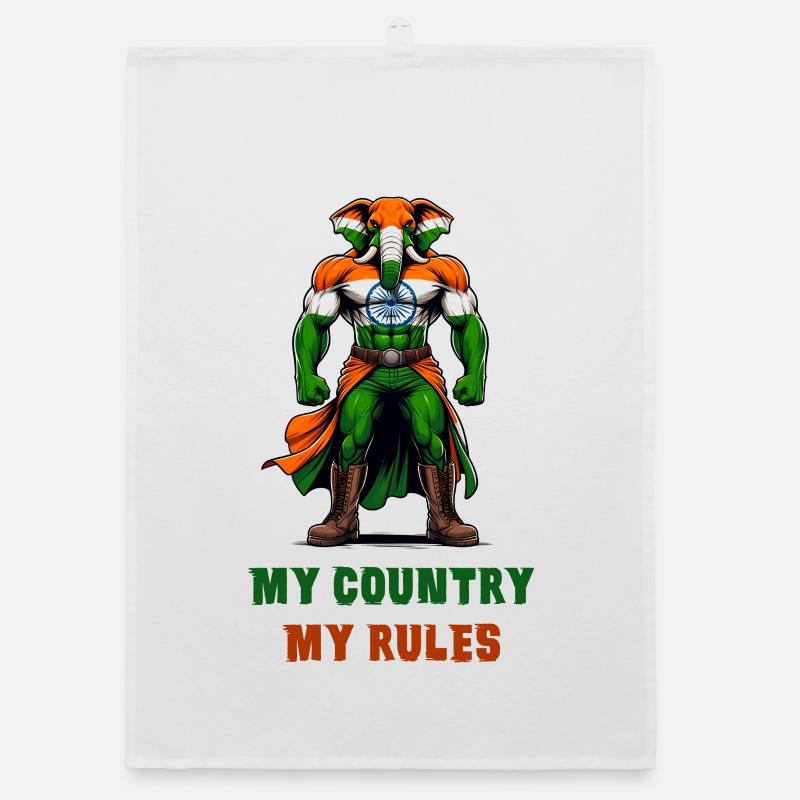 Mon pays, mes règles, l'Inde, l'éléphant Torchon bio