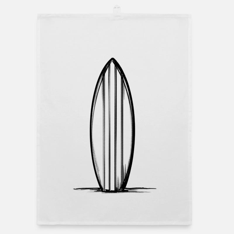 Planche de surf/planche de surf dans le sable Torchon bio