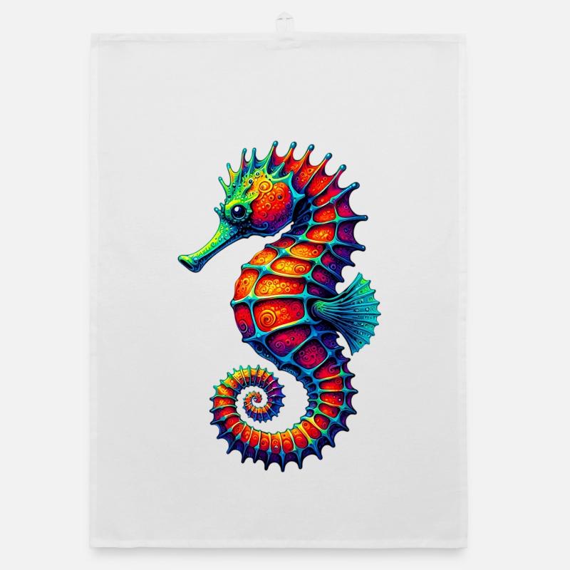 Seepferdchen Organic Geschirrtuch