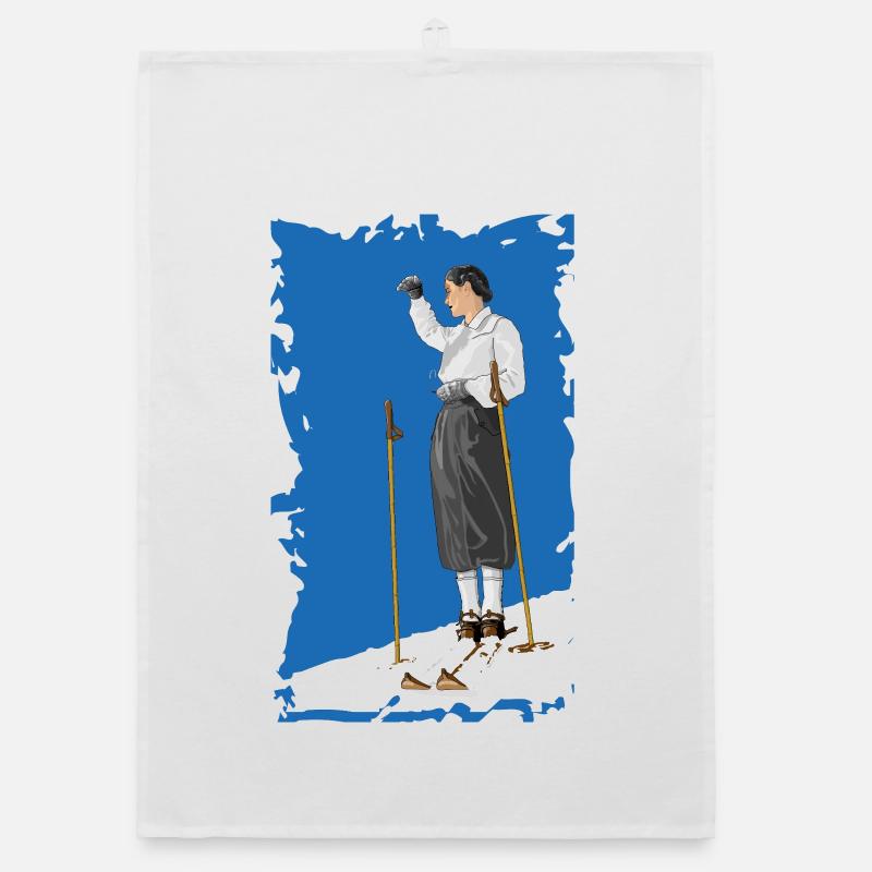 Skimode anno dazumal Organic Geschirrtuch